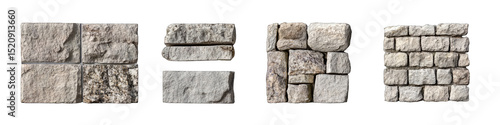 Gray stone tile patterns