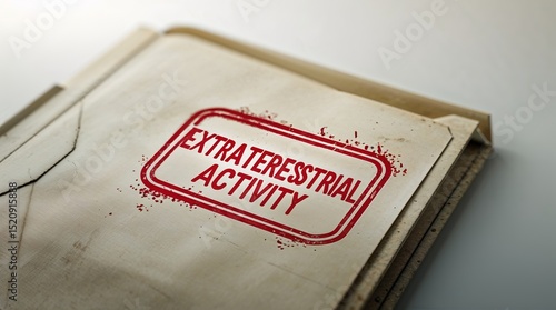 Document detailing extraterrestrial activity discovered in a classified envelope during a research project