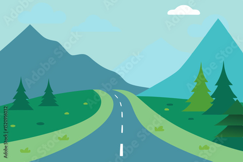 road to the mountains