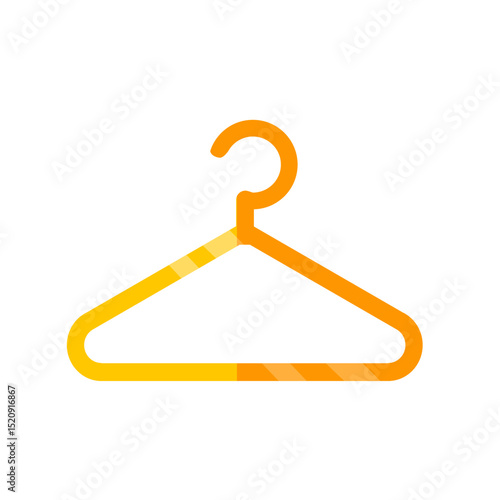 Colorful hanger – vector icon