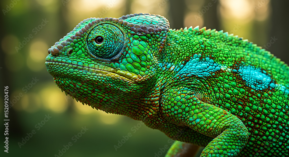 Obraz premium chameleon