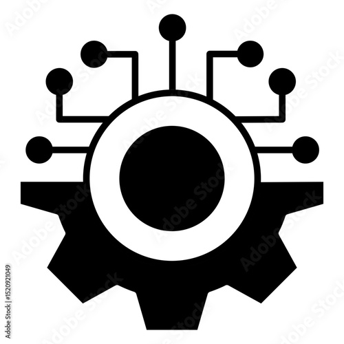 Tech Glyph Icon