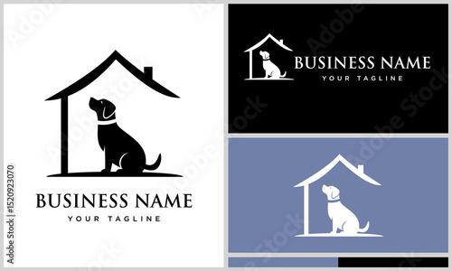 Dog Home Logo Design Variations.