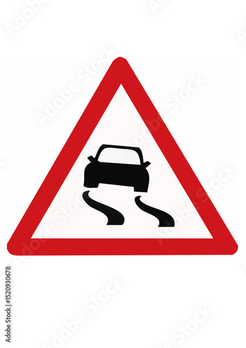 roadsign turn ahead