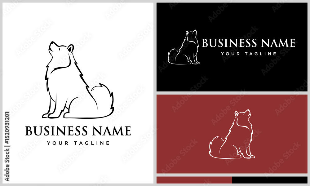 Obraz premium Dog Logo Design Variations. (24)