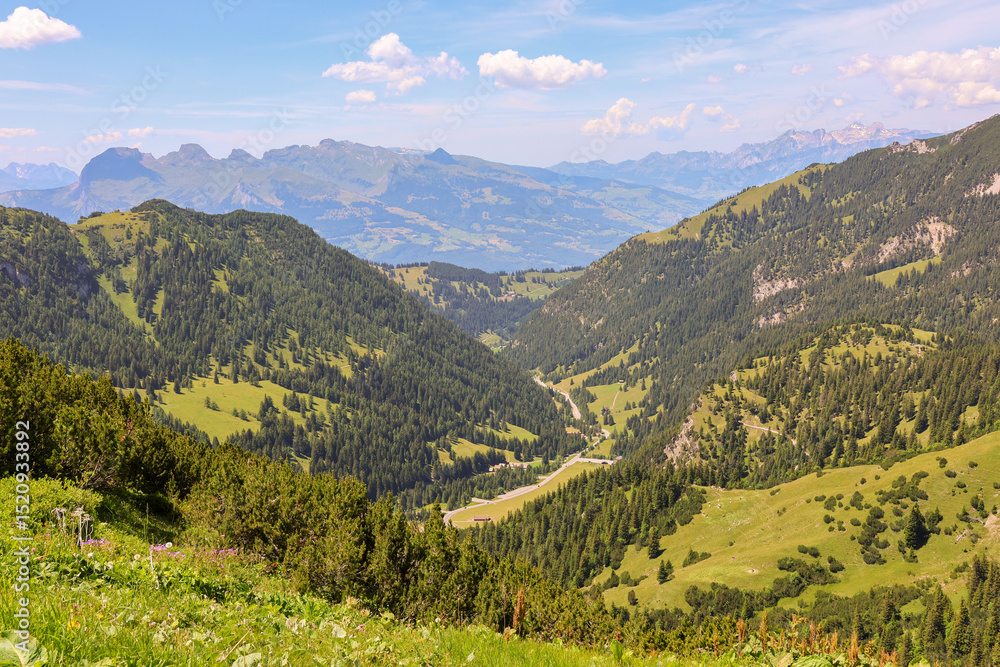 Liechtenstein, Malbun, Scenery without houses Liechtenstein, Malbun, Scenery without houses