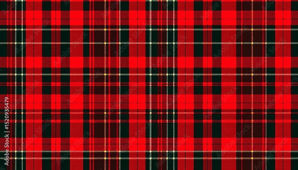 Classic red, black, and white Christmas tartan seamless vector pattern for festive backgrounds, geometric, white Classic red, black, and white Christmas tartan seamless vector pattern for festive backgrounds, geometric, white