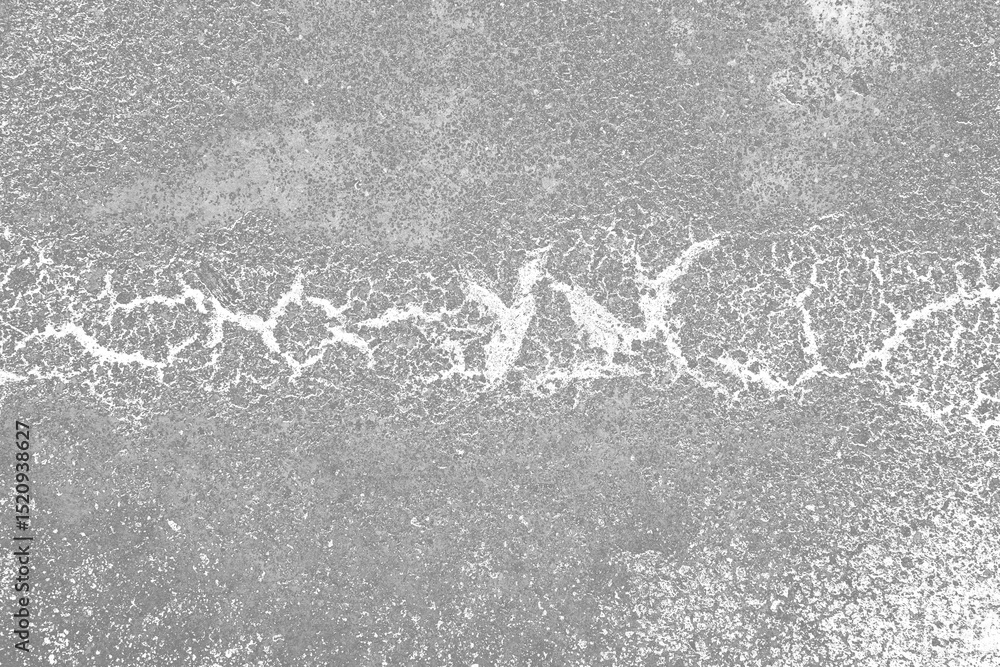 Obraz premium Distressed Grainy Grunge Overlay, Textured Concrete Surface with Dried Residue, Moss Crust, and Fine Cracks
