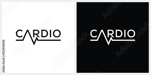 cardio text logo design inspiration