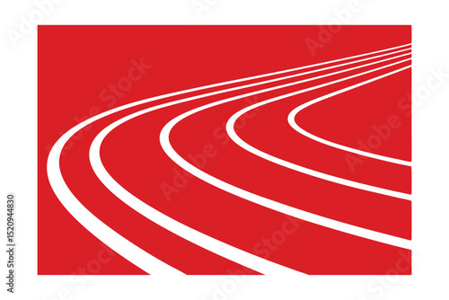 running track and field vector