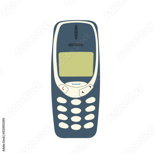 nokia 3310 ilustrtion vector