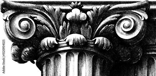 Baroque chapel facade engraving featuring ornate architectural details