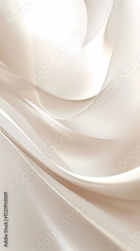 digital technology light beige and cream curve wave illustration poster background