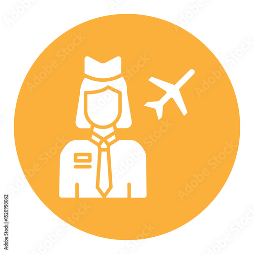 Air Hostess Icon