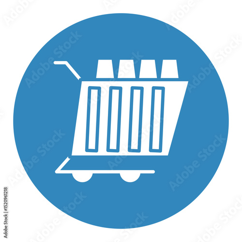 Gold Cart Icon