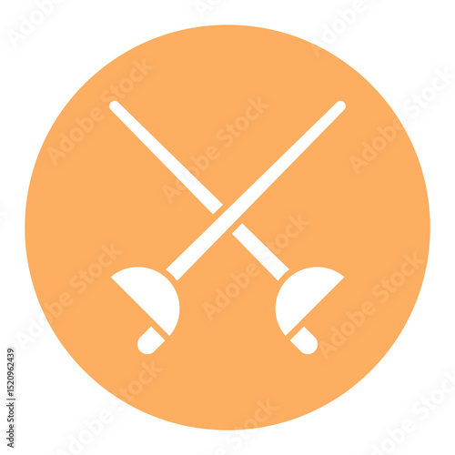 Fencing Sports Icon