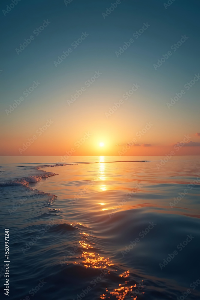 Obraz premium sunset over the sea
