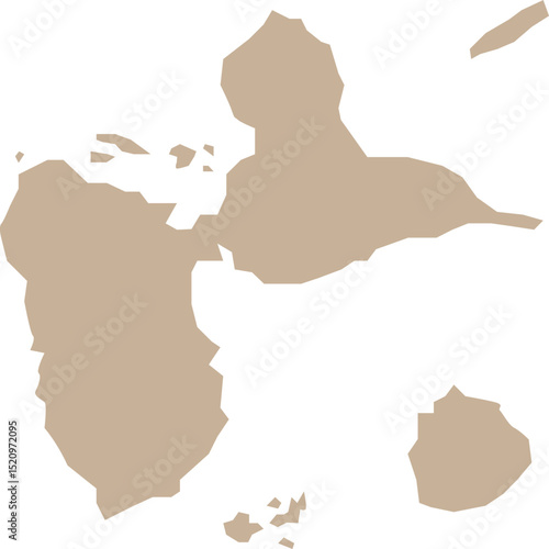 Carte de Guadeloupe
