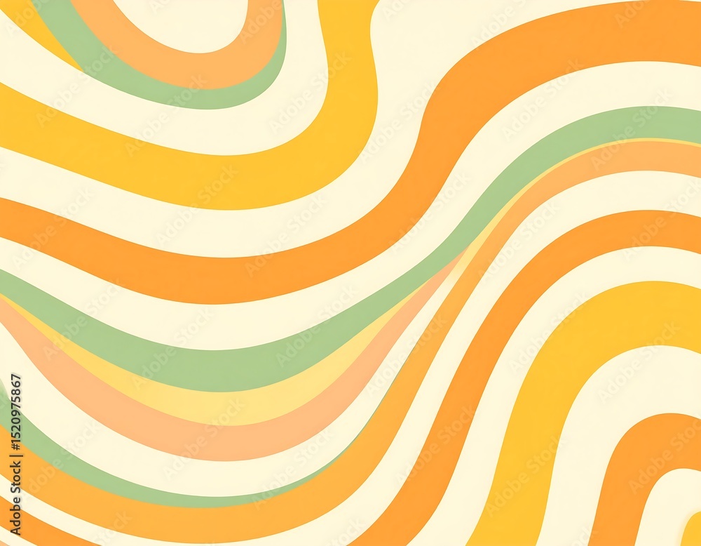 Retro groovy colorful wavy pattern background. 60s, 70s, colourful, colours, cover, funky, graphic, liquid, playful, poster, print, swirl, textile, trendy, wave, wavy, curvy, geometric, Generative AI. Retro groovy colorful wavy pattern background. 60s, 70s, colourful, colours, cover, funky, graphic, liquid, playful, poster, print, swirl, textile, trendy, wave, wavy, curvy, geometric, Generative AI.