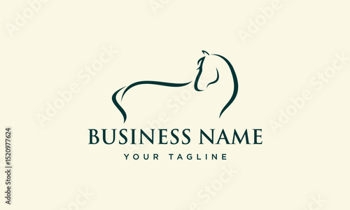 Horse Logo Design Template. (7)
