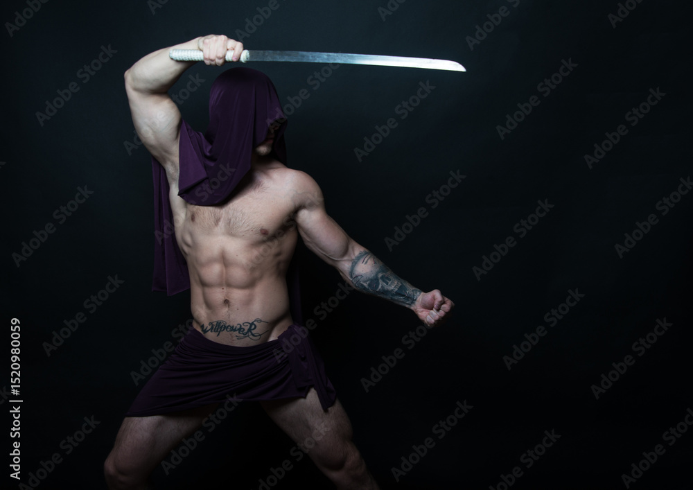 Man with a sword Man with a sword