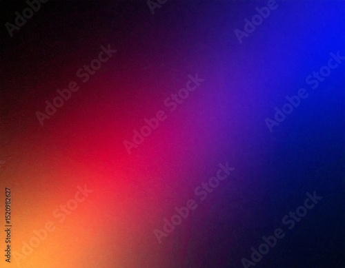 black blue orange red gradient background. blur, blurred, blurry, colourful, colours, cover, effect, fluid, futuristic, glow, glowing, gradient, graphic, grunge, liquid, neon, poster, Generative AI.