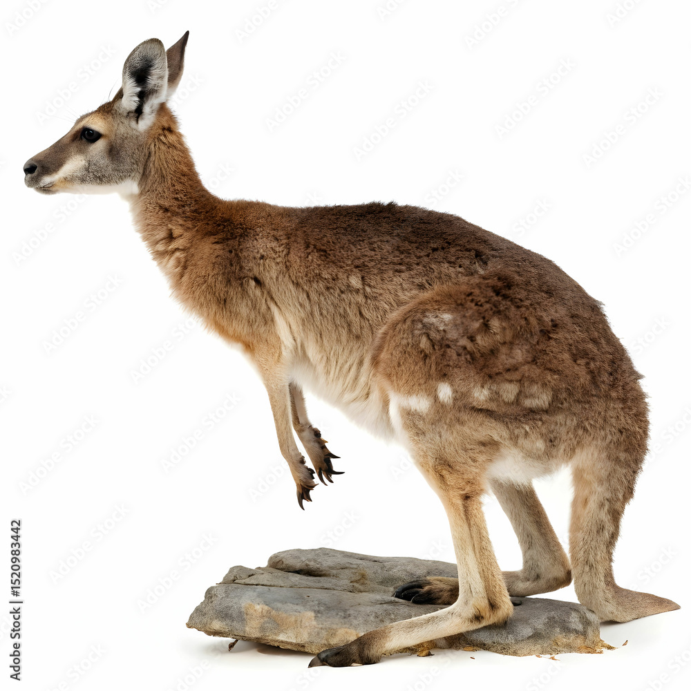 Fototapeta premium kangaroo isolated on white background