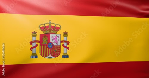 Wallpaper Mural waving flag of Spain Torontodigital.ca