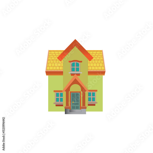 house made of colorful houses