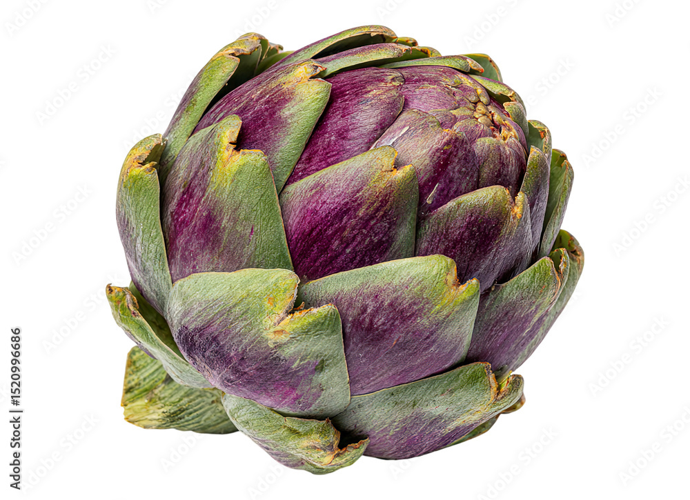 Obraz premium Artichoke on white