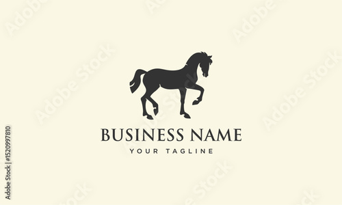 Horse Logo Silhouette.