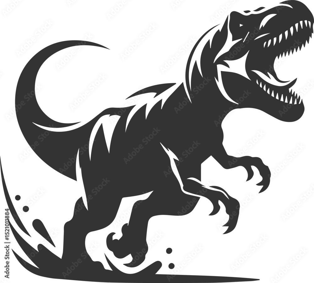 T rex animal tyrannosaurus vector silhouette drawing T rex animal tyrannosaurus vector silhouette drawing