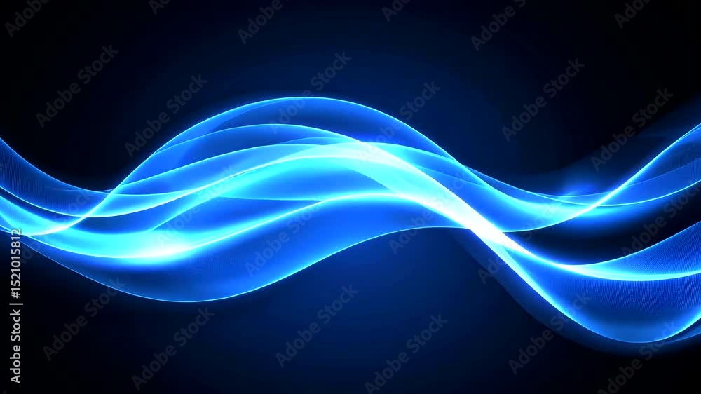 Abstract Blue Wave Light Movement Background Abstract Blue Wave Light Movement Background
