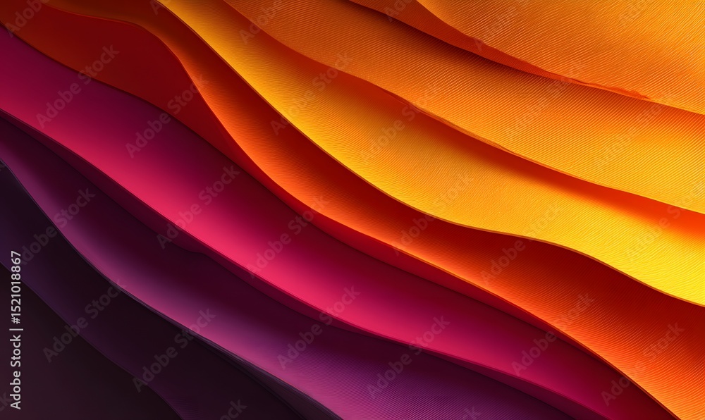 Obraz premium Abstract Colorful Waves Pattern