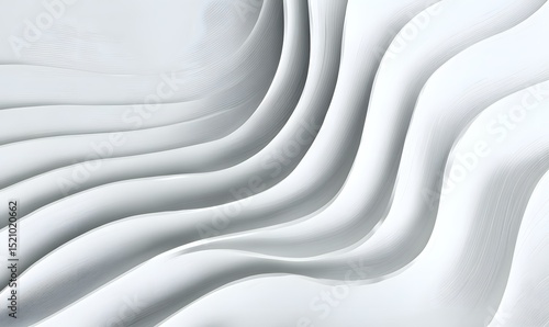 Abstract White Drapery Texture