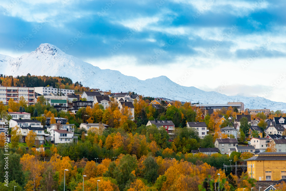 Obraz premium Town of Narvik - Norway