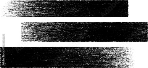 Engraved textured brush strokes set for artistic design projects