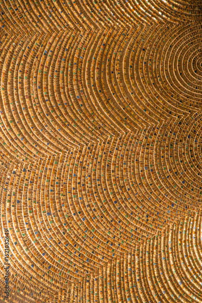 Fototapeta premium Golden rough expensive surface made of expensive natural materials