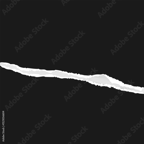 Black torn paper background with two horizontal ripped edges, creating a split or opening in the middle. Ideal for dramatic or modern design.