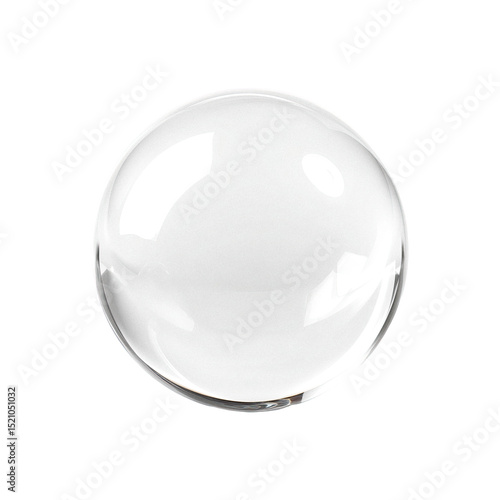 crystal ball isolated on white