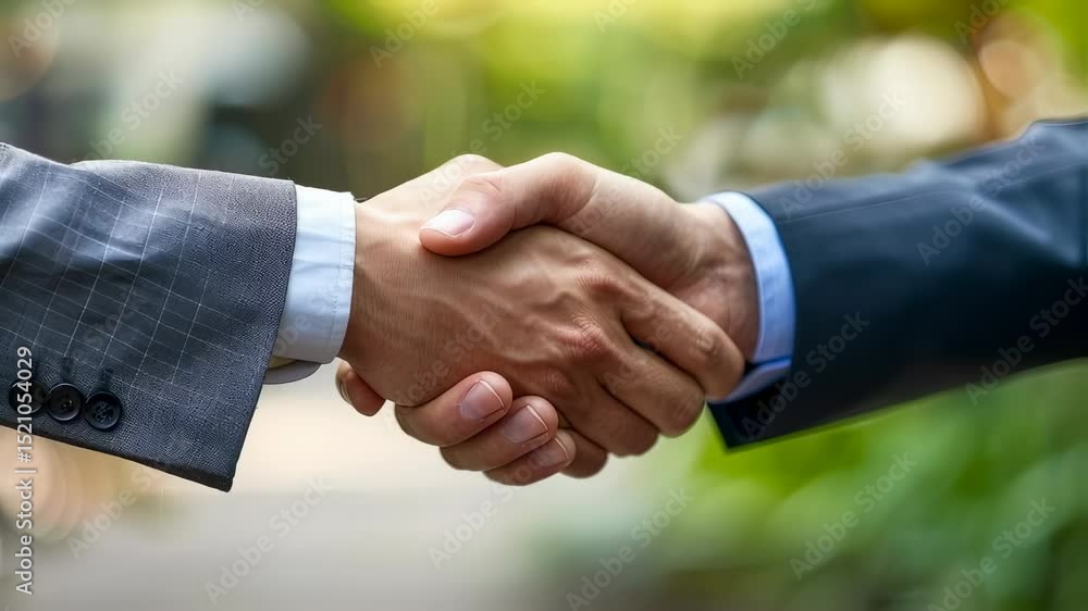 Professional Business Handshake Illustrating Agreement and Partnership Concept Professional Business Handshake Illustrating Agreement and Partnership Concept