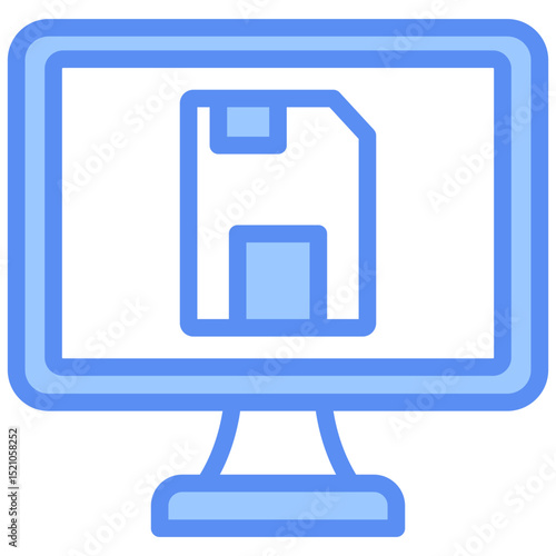 Save Blue Icon