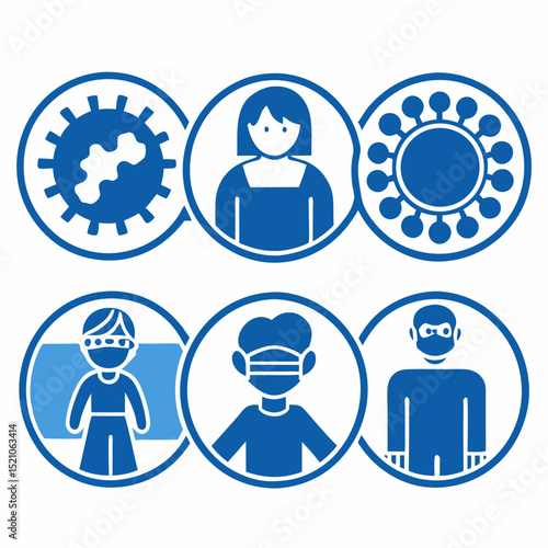 Crown silhouette icons set vector illustration