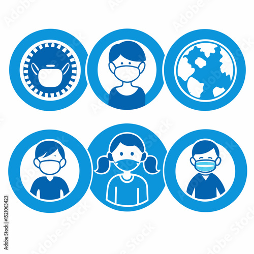 Crown icon silhouette pack vector illustration