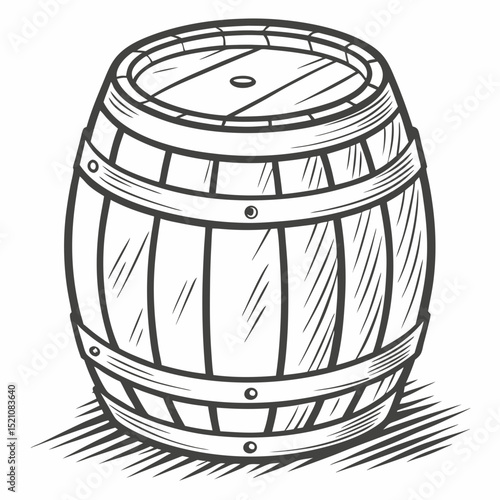 barrel with wine