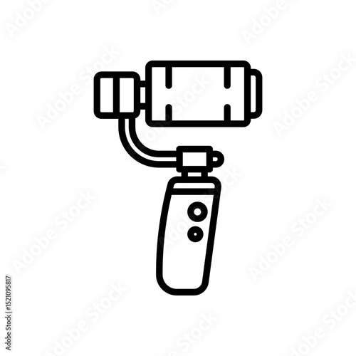 gimbal icon vector, line style icon