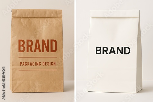 Wallpaper Mural Design comparison of two distinct packaging styles showcasing brand identity and aesthetics Torontodigital.ca