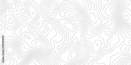 Topographic map background geographic line map with elevation assignments. Modern design with White background with topographic wavy pattern design.