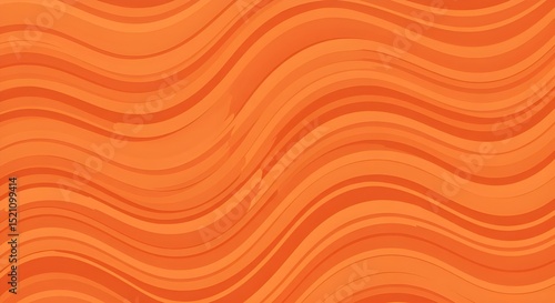abstract orange wavy lines background