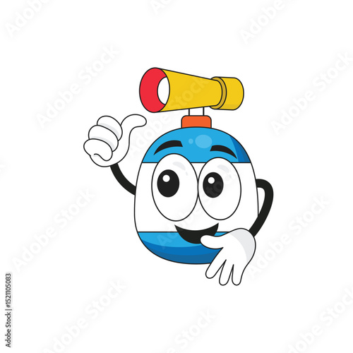 Horn Prank Cartoon Character